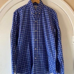 Windowpane dress shirt